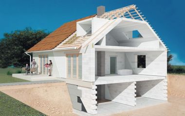 Будинок із пінобетону чи газобетону?