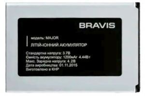 Bravis (MAJOR) 1200mAh Li-ion, оригінал