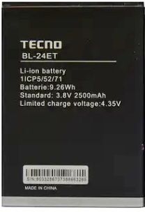 Tecno Pop 2F (BL-24ET) 2400mAh Li-ion, оригінал