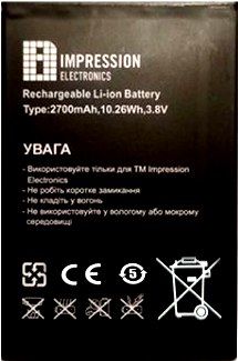 Impression (A503) 2700mAh Li-ion, оригінал