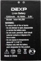 Dexp (Ixion ML250) 5200mAh Li-ion, оригінал