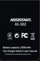 Assistant (AS-502) 2500mAh Li-ion, оригінал
