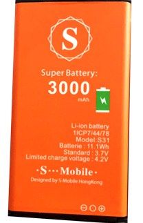 Акумулятор S-Mobile (S31) 3000mAh Li-ion оригінал