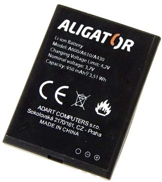 Aligator (A680) 1000mah Li-ion, оригінал
