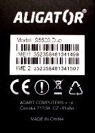 Aligator S6500 (AS6500BAL) 3500mah Li-polymer, оригінал