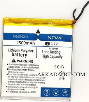 Планшет Nomi Corsa 3 Tab 7" (NB-070012) 2500mAh Li-ion, оригінал