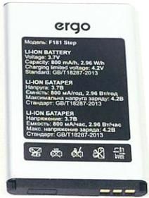 Ergo (F182 Point) 600mAh Li-ion оригінал