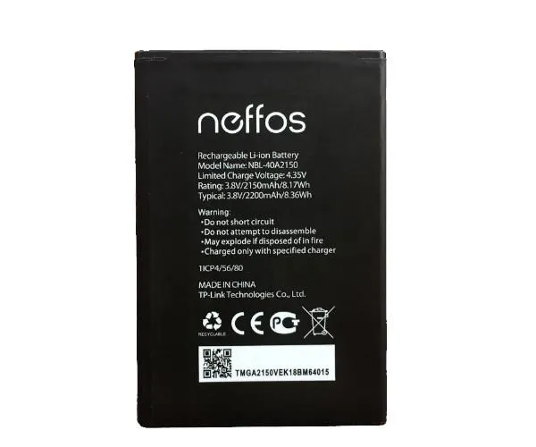 TP-Link Neffos C5 Plus (NBL-40A2150) 2150mAh Li-ion, оригінал