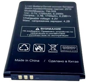 TeXet (TM-301) 1700mAh Li-ion оригінал