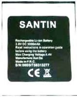 Santin (Candy U7) 3000mAh Li-Polymer, оригінал