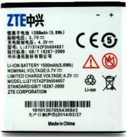 ZTE U880 (Li3715T42P3h504857) 1500mAh Li-ion, оригінал