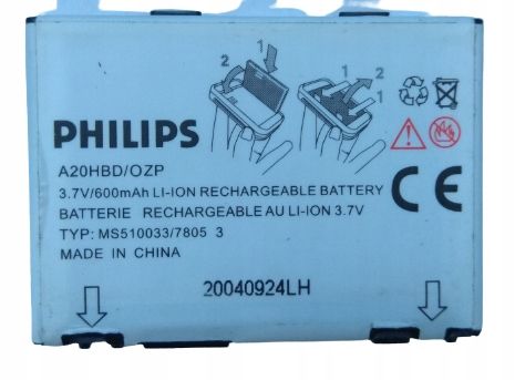 Philips F639 (A20HBD/OZP) 600mAh Li-ion, оригінал