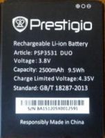 Prestigio 3531 (PSP3531) 2500mAh Li-ion, оригінал