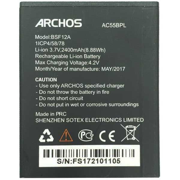 Archos 55B Platinum (AC55BPL) 2400mAh Li-ion, оригінал