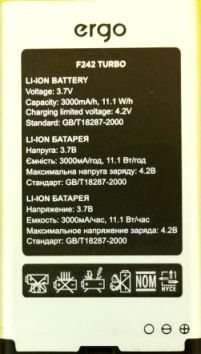 Ergo (F242 Turbo) 3000mAh Li-ion, оригинал