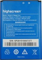 Highscreen (Power Four) 4000mAh Li-polymer, оригінал