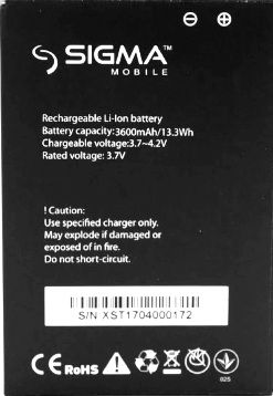 Sigma X-treme (PQ16) 3600mAh Li-ion оригінал