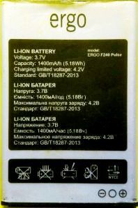 Ergo (F240 Pulse) 1400mAh Li-ion оригінал