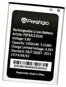 Prestigio 3413 (PSP3413 Duo) 1450mAh Li-ion, оригінал