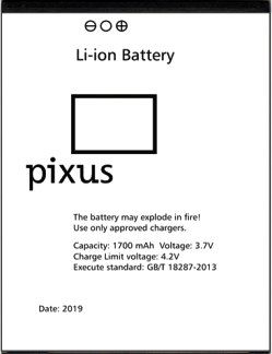 Pixus (Hit 2) 1700mAh Li-ion, оригінал