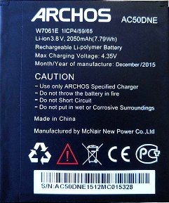 Archos 50D Neon (AC50DNE) 2100mAh Li-ion, оригінал