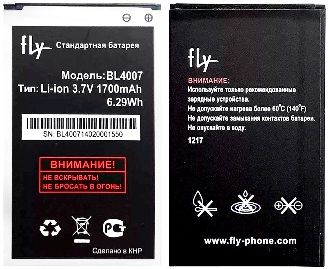 Fly DS130 (BL4007) 1700mAh Li-ion, оригінал