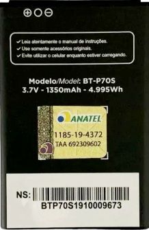 Positivo P70s (BT-P70S) 1350mAh Li-ion оригінал