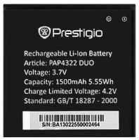 Prestigio 4322 (PAP4322) 1500mAh Li-ion, оригінал