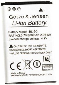 Götze & Jensen (GFE39) 800mAh Li-ion оригінал