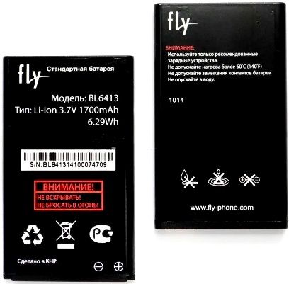 Fly DS116 (BL6413) 1700mah Li-ion, оригинал