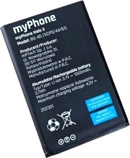 MyPhone Halo 3 (BS-45) 1000mAh Li-ion, оригинал