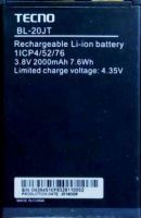 Tecno F2 (BL-20JT) 2000mAh Li-ion, оригінал