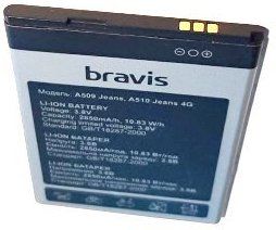 Bravis (A510 Jeans 4G) 2850mAh Li-ion, оригинал