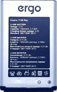 Ergo (F188 Play) 1000mAh Li-ion, оригінал