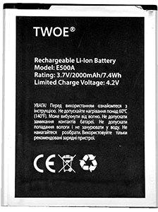 2E Twoe (E500A) 2000mAh Li-ion, оригінал
