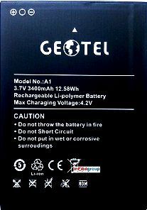 Geotel (A1) 3400mAh Li-polymer 12.58Wh, оригинал