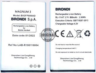 Brondi Magnum-4 (BIGFP800AD) 800mAh Li-ion, оригінал