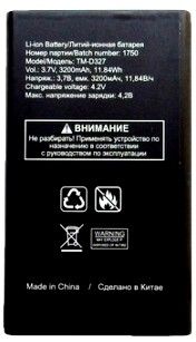 TeXet (TM-327) 3200mAh Li-ion оригінал