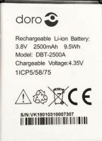 Doro 8035 (DSB-0170) 2500mAh Li-ion, оригінал