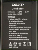 Dexp (Ixion XL140) 3000mAh Li-ion, оригінал